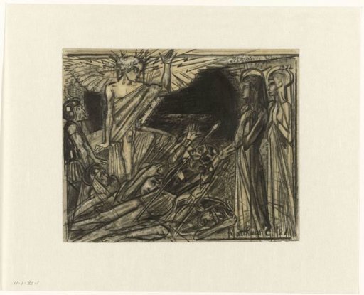 Mary at the Tomb, Addressed by an Angel