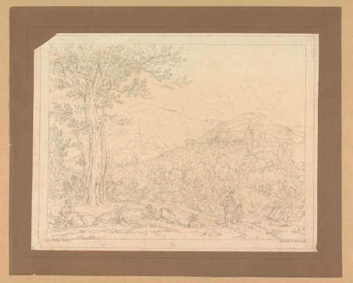 Mountain landscape at Castello al Mare