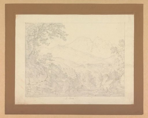 Distant view at La Cava, Italy