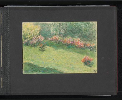 Park with flowers