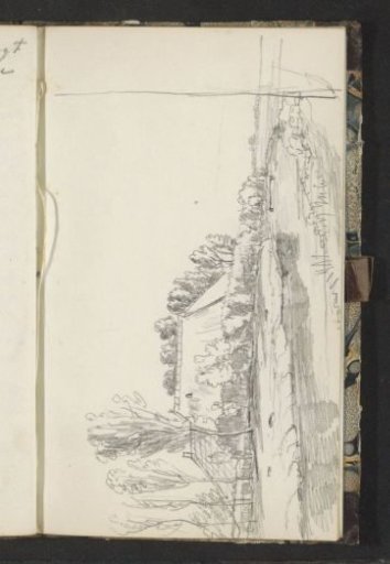 Landscape with a farmhouse by a ditch