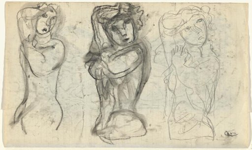 Three nude women