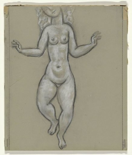 Dancing nude woman
