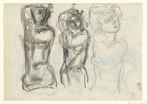 Three nude women