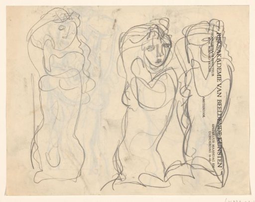 Three nude women