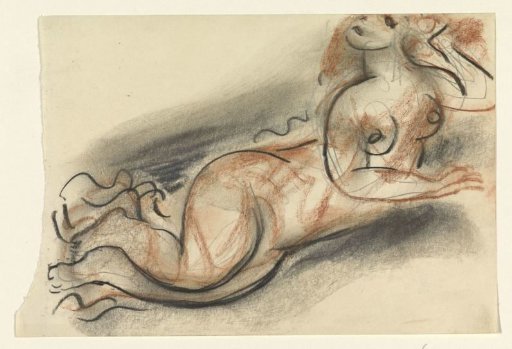 Reclining nude woman