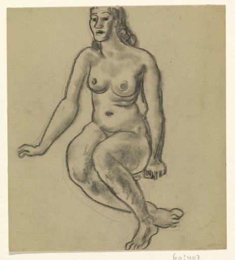 Seated Female Nude