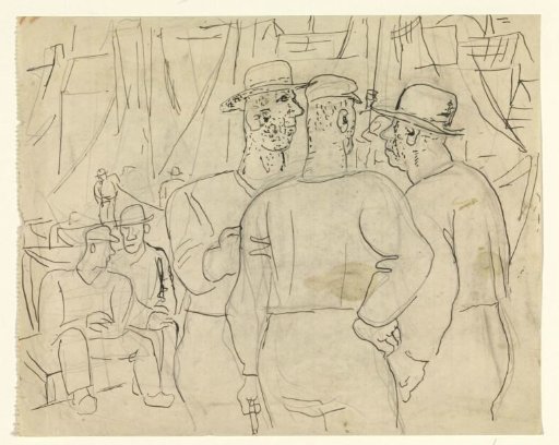Fishermen in a Harbor