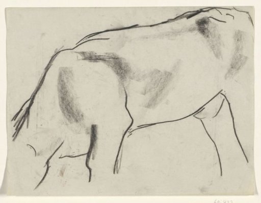 Grazing cow