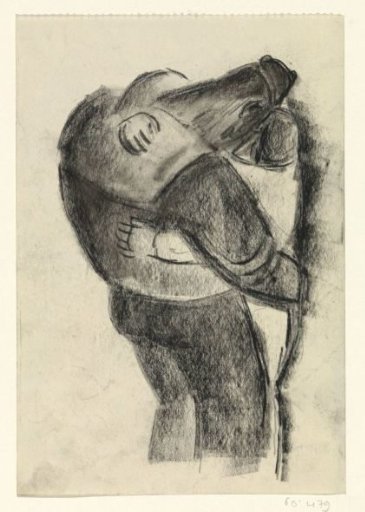 Embracing couple