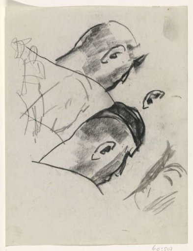 Three male heads
