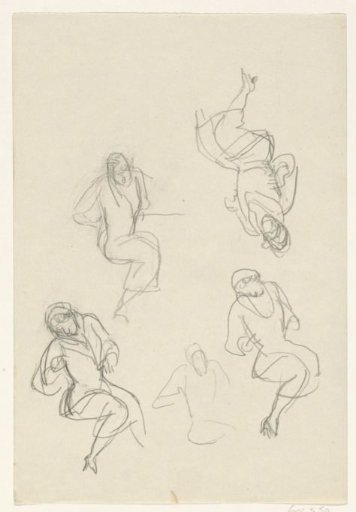 Five seated women