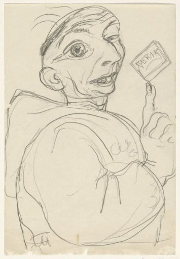 Caricature of Leo Gestel