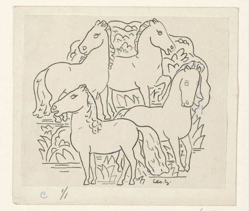 Four horses