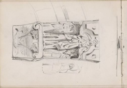 Facade sculpture of Saint Ursula