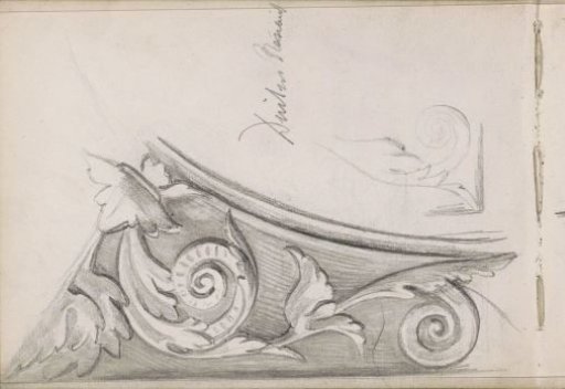 German scrollwork with acanthus leaves