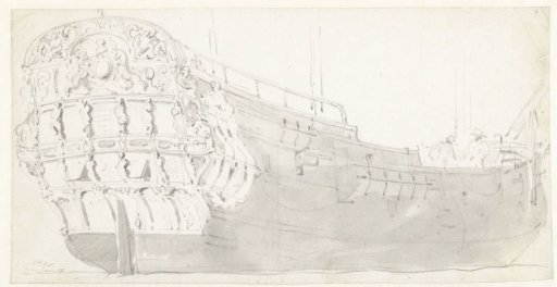 The Stern of the English Ship James