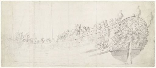 The Dutch warship St. Catharina