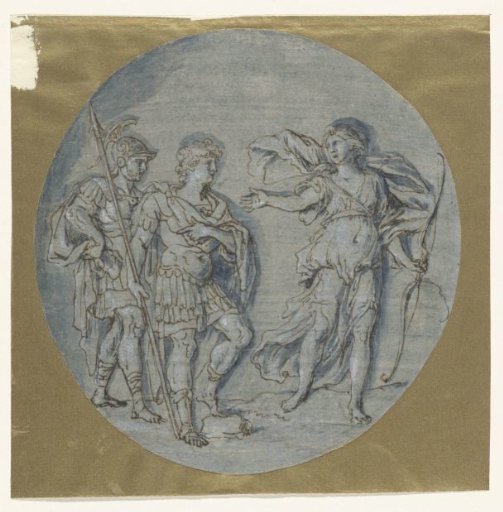 Diana Speaks to Aeneas and Achates