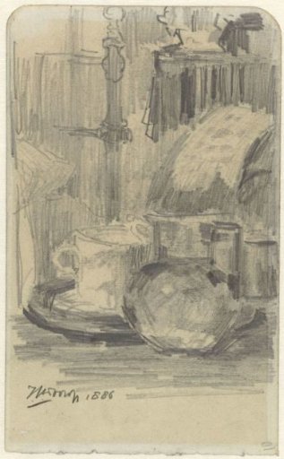 Still life with jug and cup