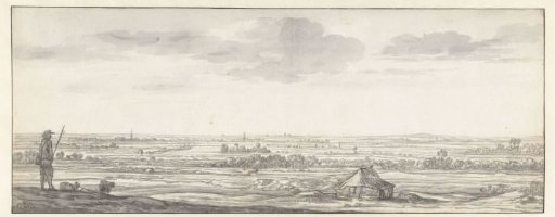 View over a river landscape