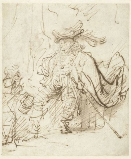 Seated Actor in the Role of Capitano