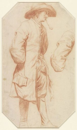 Study of a Standing Man and Right Arm