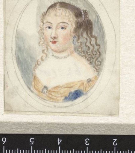 Lady with Curly Hair