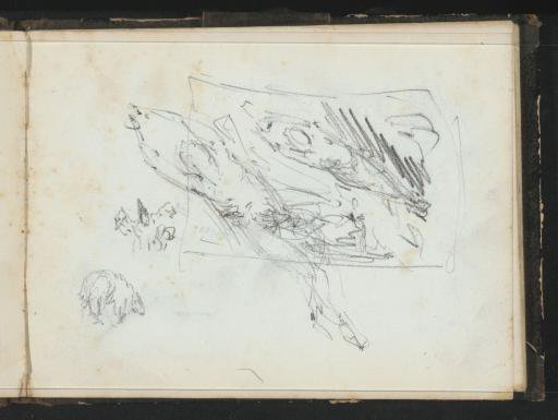 Two Figures with Arms Stretched Above Their Heads