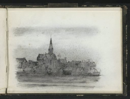 Dorpsgezicht met kerk
