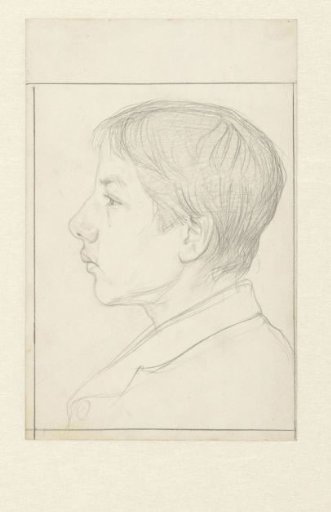 Portrait of a Boy, Facing Left