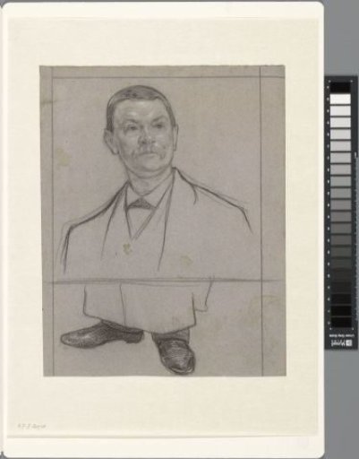 Portrait and Feet of the Waiter Johan from the House of Cleve