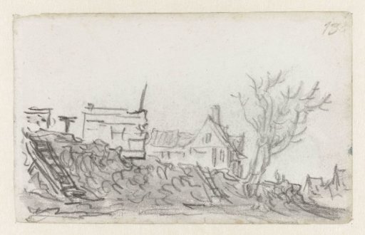 Houses on a Dike at Houtwael