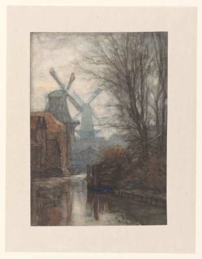 Mills along a canal