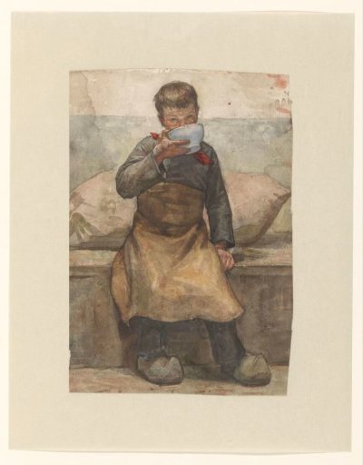 Drinking boy