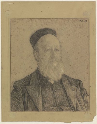 Portrait of Pieter Johannes Veth, aged 77