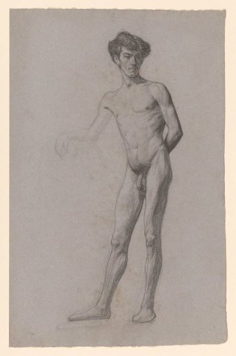 Standing Nude Young Man