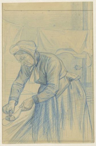 Woman stroking