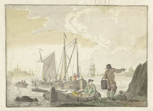 River view with ships