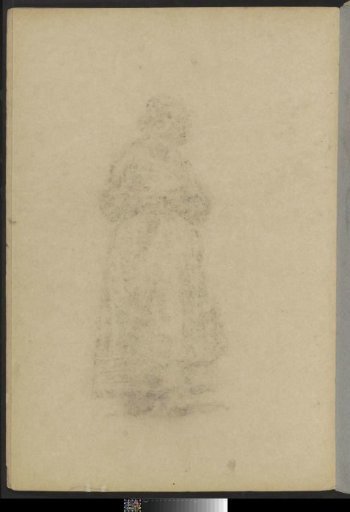 Cast of a chalk drawing