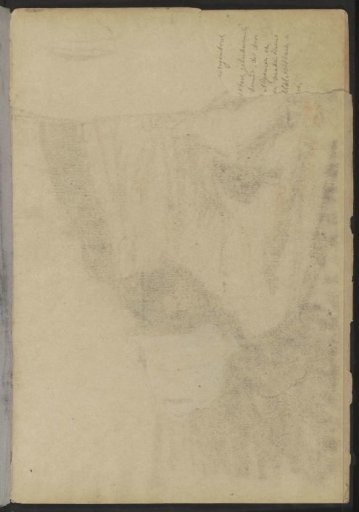 Impression of the chalk drawing on page 41 recto