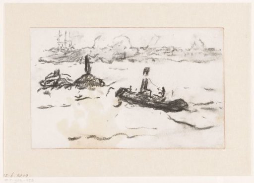 View in the harbour of Hamburg