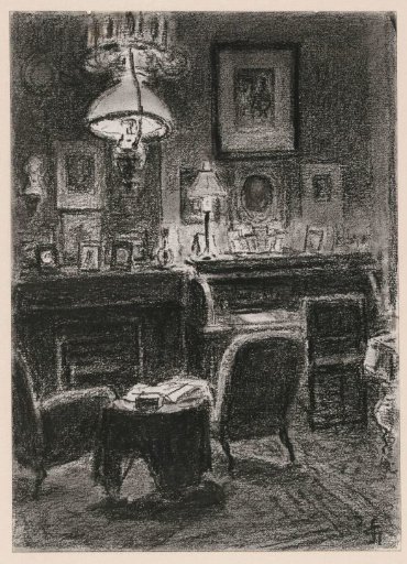 Room of C.N. Storm van 's-Gravesande on the Nieuwe Parklaan in The Hague