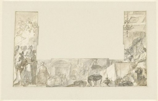 Border with Christ in the house of Levi