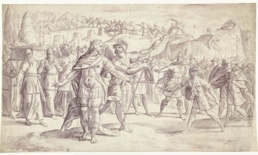 The People of Israel Cross the River