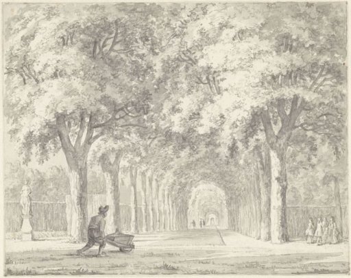 An avenue on an estate (Velserbeek?)