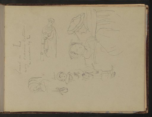 Figures, including a peasant woman