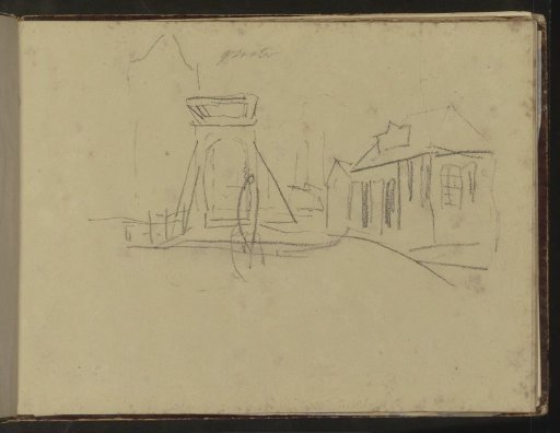 Street with a drawbridge