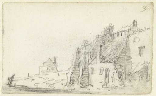 Houses by the City Wall of Cleves
