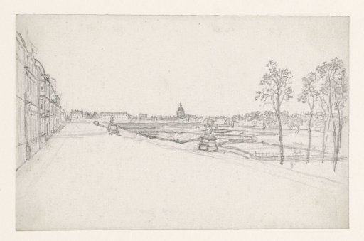 View of the Dome of the Invalides from the Champ de Mars